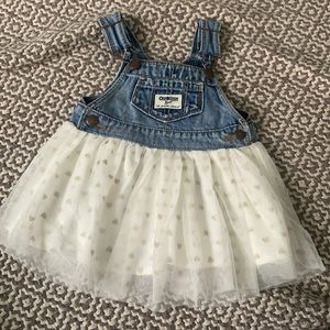 Oshkosh girls overall dress size 6mo